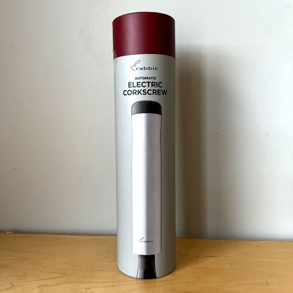 Electric Corkscrew Silver FACTORY SEALED NEW